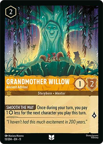 Grandmother Willow - Ancient Advisor - Cold Foil (Winterspell)(11-013/204)(U)