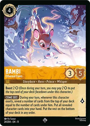 Bambi - Ethereal Fawn (Winterspell)(11-024/204)(SR)