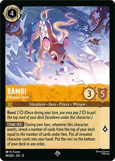 Bambi - Ethereal Fawn - Cold Foil (Winterspell)(11-024/204)(SR)