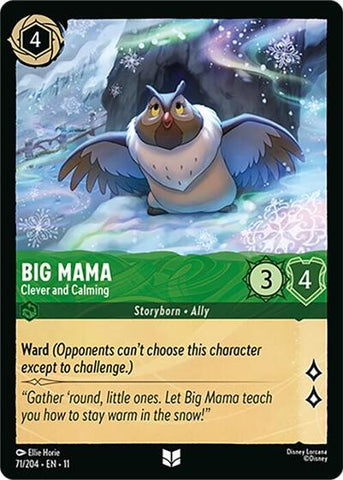 Big Mama - Clever and Calming - Cold Foil (Winterspell)(11-071/204)(U)