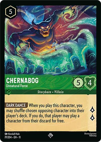 Chernabog - Unnatural Force - Cold Foil (Winterspell)(11-077/204)(SR)