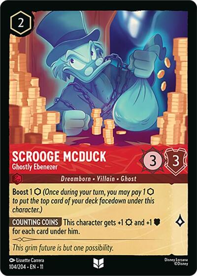 Scrooge McDuck - Ghostly Ebenezer (Winterspell)(11-104/204)(U)