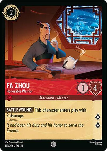 Fa Zhou - Honorable Warrior - Cold Foil (Winterspell)(11-110/204)(C)