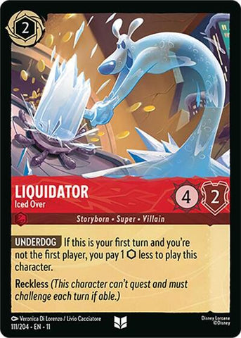 Liquidator - Iced Over - Cold Foil (Winterspell)(11-111/204)(U)
