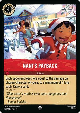 Nani's Payback (Winterspell)(11-127/204)(SR)