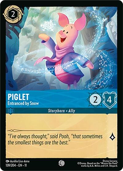 Piglet - Entranced by Snow - Cold Foil (Winterspell)(11-139/204)(C)