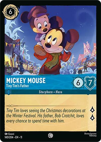 Mickey Mouse - Tiny Tim's Father - Cold Foil (Winterspell)(11-140/204)(C)