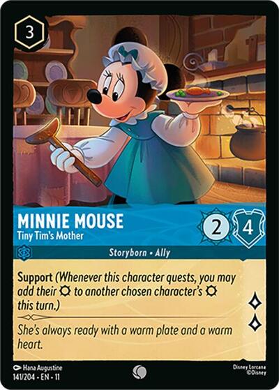 Minnie Mouse - Tiny Tim's Mother - Cold Foil (Winterspell)(11-141/204)(C)