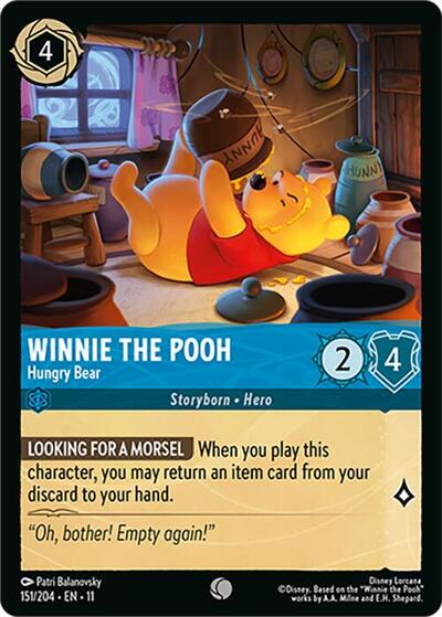 Winnie the Pooh - Hungry Bear (Winterspell)(11-151/204)(C)