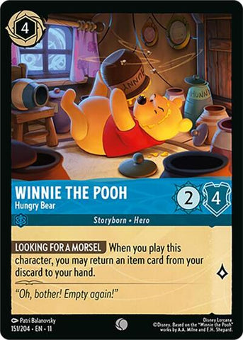 Winnie the Pooh - Hungry Bear (Winterspell)(11-151/204)(C)