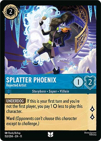 Splatter Phoenix - Rejected Artist - Cold Foil (Winterspell)(11-153/204)(U)