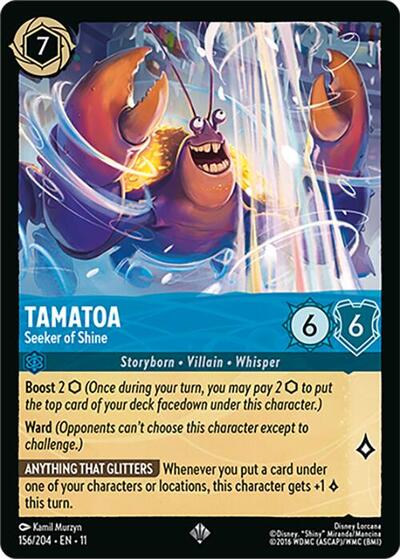 Tamatoa - Seeker of Shine (Winterspell)(11-156/204)(SR)