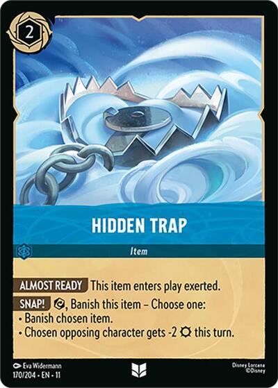 Hidden Trap - Cold Foil (Winterspell)(11-170/204)(U)