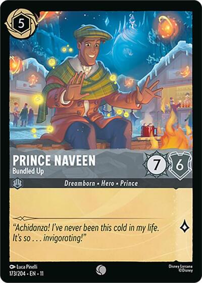 Prince Naveen - Bundled Up - Cold Foil (Winterspell)(11-173/204)(C)