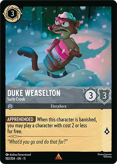 Duke Weaselton - Surly Crook (Winterspell)(11-182/204)(R)