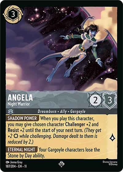 Angela - Night Warrior (Winterspell)(11-187/204)(SR)