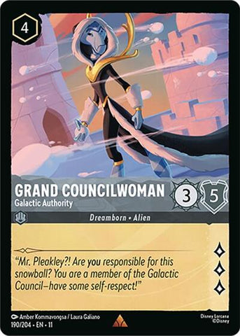 Grand Councilwoman - Galactic Authority - Cold Foil (Winterspell)(11-190/204)(R)
