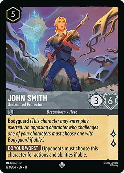 John Smith - Undaunted Protector - Cold Foil (Winterspell)(11-193/204)(SR)