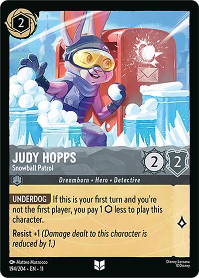 Judy Hopps - Snowball Patrol (Winterspell)(11-194/204)(U)