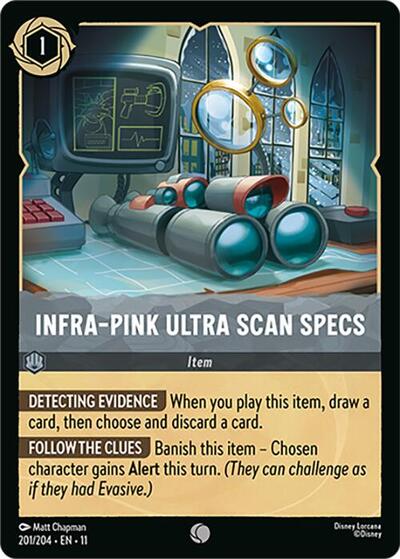 Infra-Pink Ultra Scan Specs - Cold Foil (Winterspell)(11-201/204)(C)