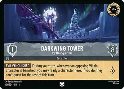 Darkwing Tower - Icy Headquarters - Cold Foil (Winterspell)(11-204/204)(U)
