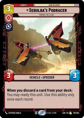 Sebulba's Podracer, Taking the Lead (A Lawless Time)(LAW-176/264)(R)