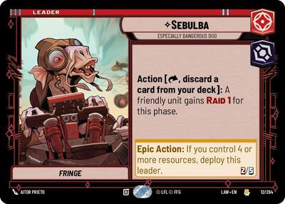 Sebulba, Especially Dangerous Dug (A Lawless Time)(LAW-012/264)(R)