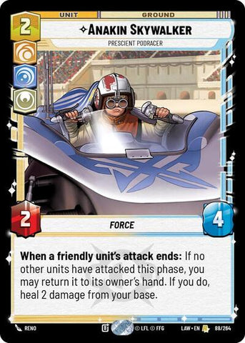 Anakin Skywalker, Prescient Podracer (A Lawless Time)(LAW-088/264)(R)
