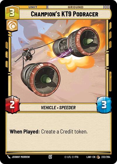Champion's KT-9 Podracer (A Lawless Time)(LAW-232/264)(C)