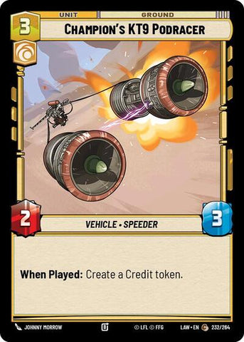 Champion's KT-9 Podracer (A Lawless Time)(LAW-232/264)(C)