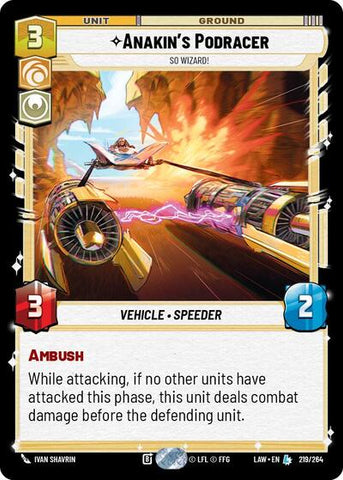 Anakin's Podracer, So Wizard! (A Lawless Time)(LAW-219/264)(L)