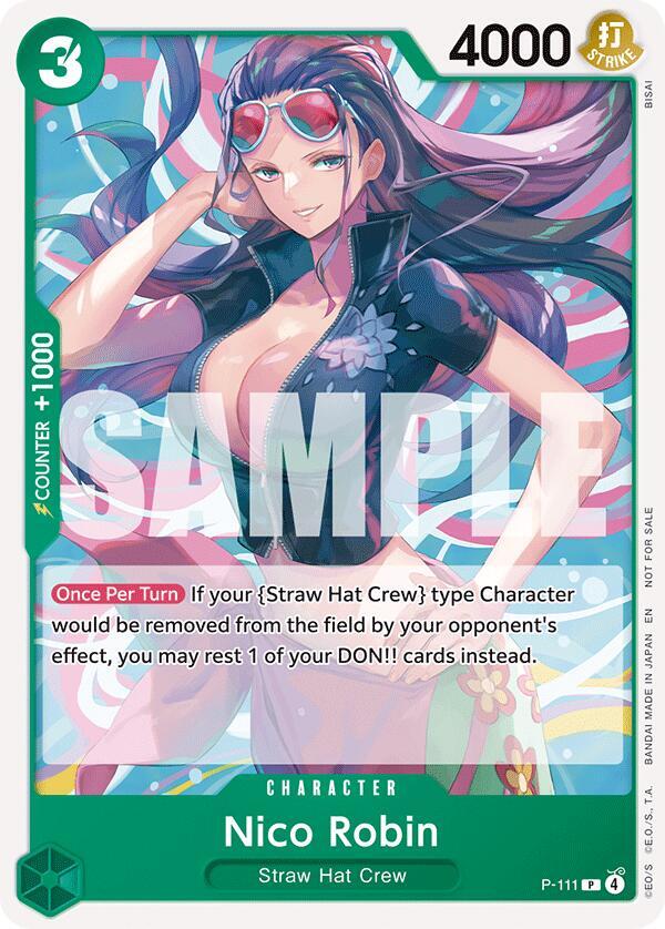 Nico Robin [Heroines Battle Pack] (One Piece Promotion Cards)(P-111)(PR)