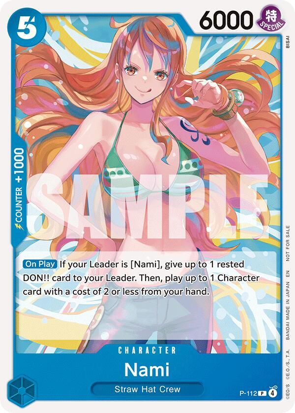 Nami [Heroines Battle Pack] (One Piece Promotion Cards)(P-112)(PR)