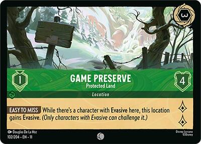 Game Preserve - Protected Land - Cold Foil (Winterspell)(11-102/204)(C)