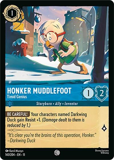 Honker Muddlefoot - Timid Genius - Cold Foil (Winterspell)(11-143/204)(C)