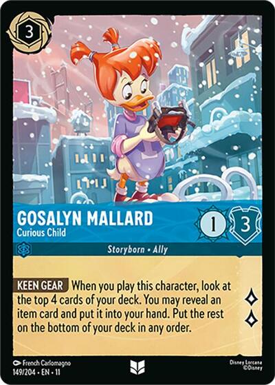 Gosalyn Mallard - Curious Child (Winterspell)(11-149/204)(U)