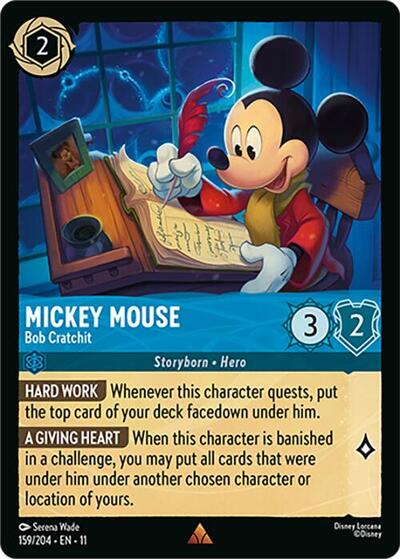 Mickey Mouse - Bob Cratchit (Winterspell)(11-159/204)(R)