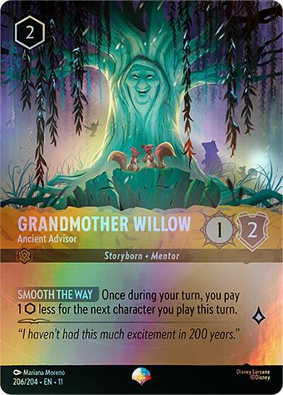Grandmother Willow - Ancient Advisor - Holofoil (Winterspell)(11-206/204)(EP)