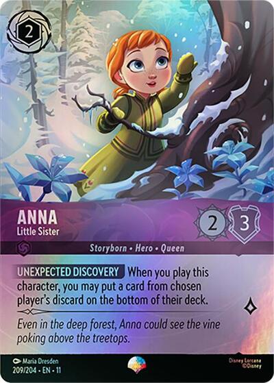 Anna - Little Sister - Holofoil (Winterspell)(11-209/204)(EP)