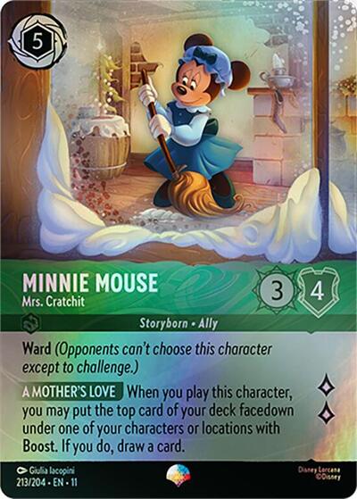Minnie Mouse - Mrs. Cratchit - Holofoil (Winterspell)(11-213/204)(EP)