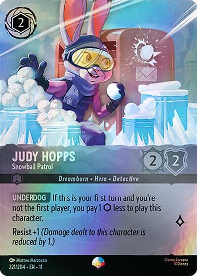 Judy Hopps - Snowball Patrol - Holofoil (Winterspell)(11-221/204)(EP)