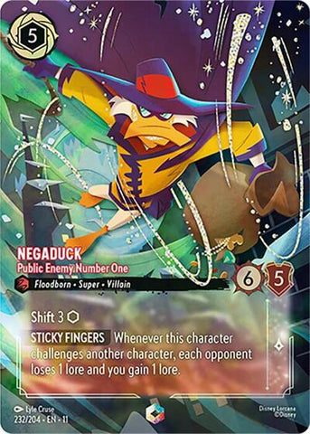 Negaduck - Public Enemy Number One - Holofoil (Winterspell)(11-232/204)(E)