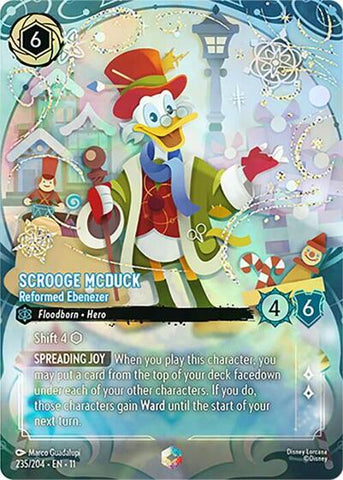 Scrooge McDuck - Reformed Ebenezer - Holofoil (Winterspell)(11-235/204)(E)