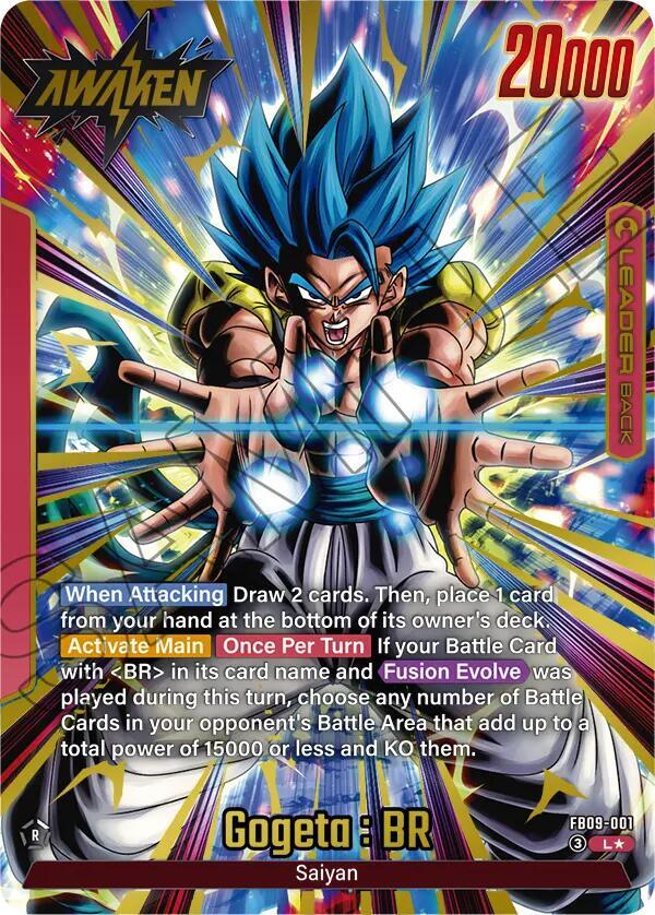 Gogeta : BR [001] [Alternate Art] [Foil] (FB09-001)(L)