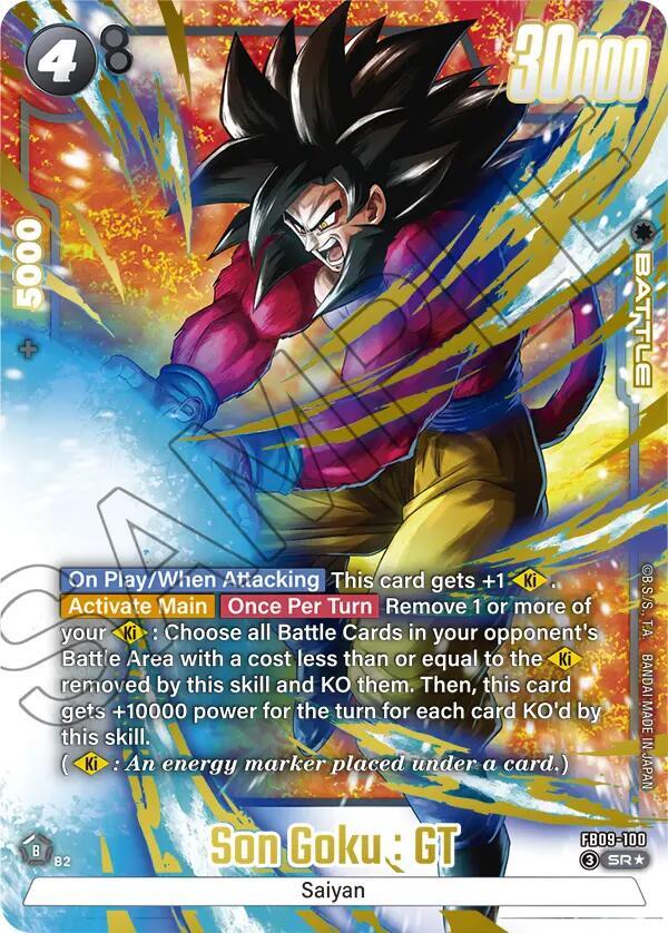 Son Goku : GT [100] [Alternate Art] [Foil] (FB09-100)(SR)