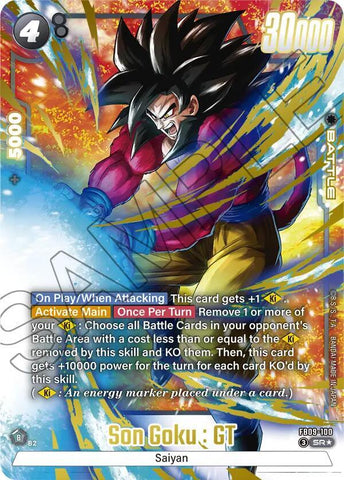 Son Goku : GT [100] [Alternate Art] [Foil] (FB09-100)(SR)