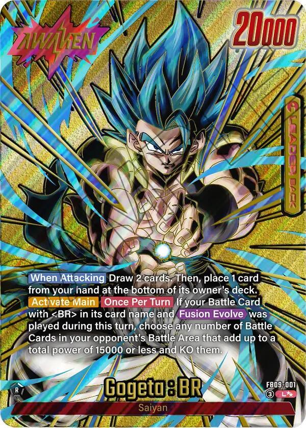 Gogeta : BR [001] [Super Alternate Art] [Foil] (FB09-001)(L)