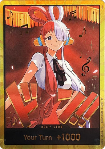DON!! Card (Uta) (Gold) - Foil (Extra Booster: Heroines Edition)()(DON!!)