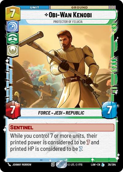 Obi-Wan Kenobi, Protector of Felucia (A Lawless Time)(LAW-036/264)(L)