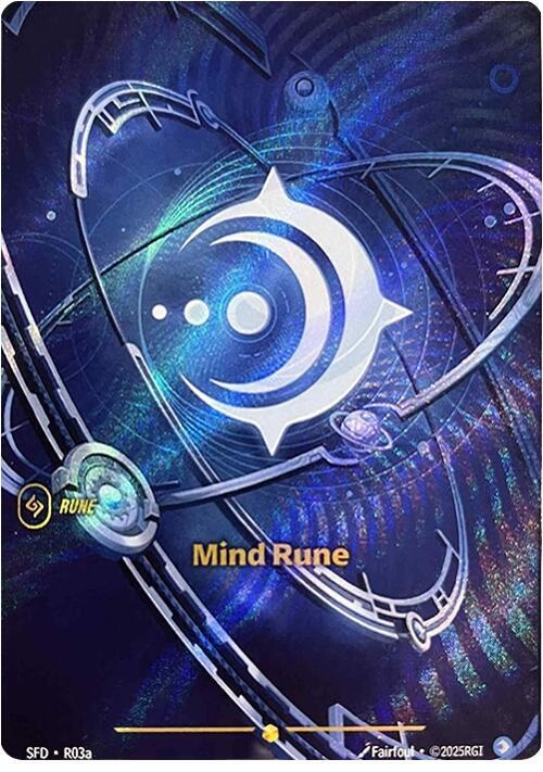 Mind Rune - Alternate Art - Foil (Spiritforged)(SFD-R03a/221)(O/AA)